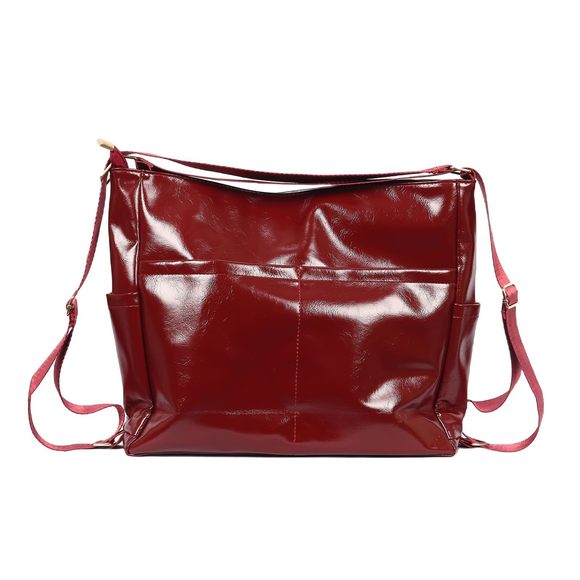 Three-In-One Tote Bag, Ladies' Crossbody Bag, Backpack, Shoulder Bag-Red :O - Picture 1 of 6
